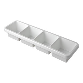 Restbak caddy kunststof 4 delig