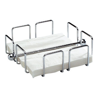 EMGA Servettenstandaard - verchroomd - 190x190x65 mm