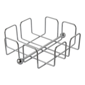 EMGA Servettenstandaard - verchroomd - 190x190x65 mm