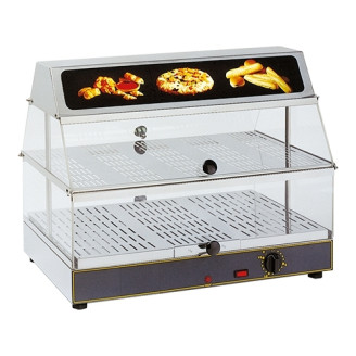 Rollergrill warmhoudvitrine - 600x400x480 mm (bxdxh)