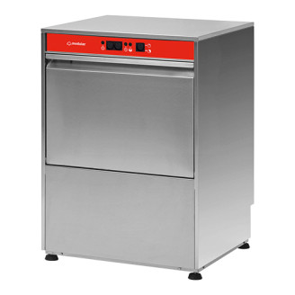 Modular voorlader vaatwasmachine met afvoerpomp en zeepdispenser