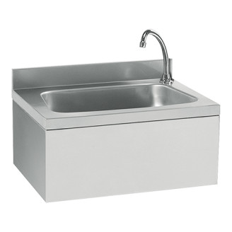 Multinox RVS wasbak wandbevestiging