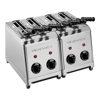 Milan-Toast tosti-apparaat RVS 4 delig
