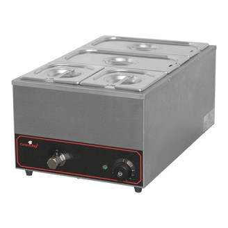 CaterChef Elektrische bain-marie - topunit, 2x 1/3 GN + 2x 1/6 GN