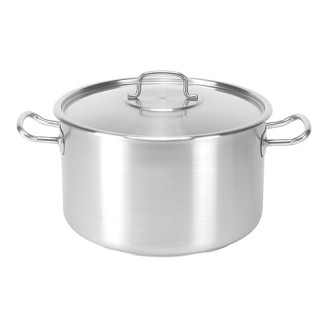 Kookpan RVS middelhoog model Ø180 mm 206-D