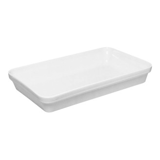 Gratineerschaal rechthoekig - Porselein - 28 x 17 CM