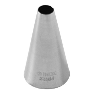 EMGA RVS spuitje glad Ø8 mm