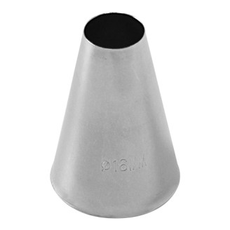 EMGA RVS spuitje glad Ø16 mm