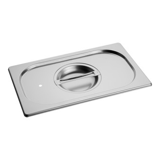 RVS Deksel met silicone afdicht rand 1/4 GN