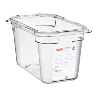 Araven kunststof gastronorm bak 1/4 GN - 150 mm