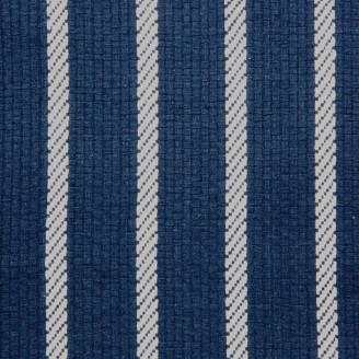 Vogue theedoek met slagersstreep blauw-wit