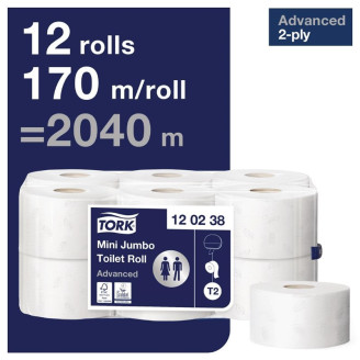 Tork Mini Jumbo navulling toiletpapier