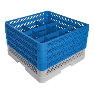 CaterRacks bekerglaskorf 9 vaks CR09-4A