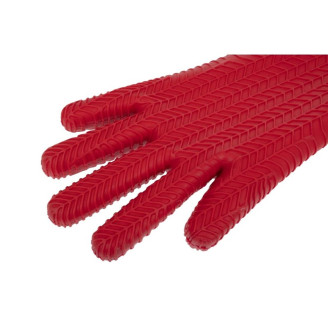 Kitchen Craft siliconen ovenhandschoen met katoenen binnenhoes
