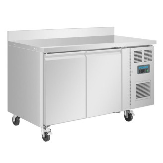 Polar RVS koelwerkbank - DL914 - 2 deuren - blokprofiel