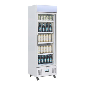 Polar G-Series staande display koelkast 336 liter wit