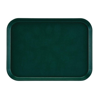 Cambro Epictread rechthoekig antislip glasvezel dienblad donkergroen 41,5 x 30,5cm