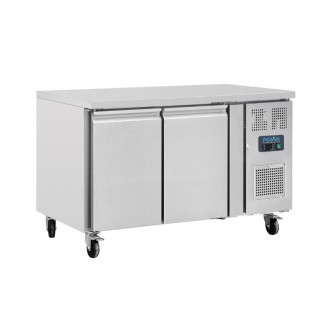 Polar RVS koelwerkbank - G596 - 2-deuren