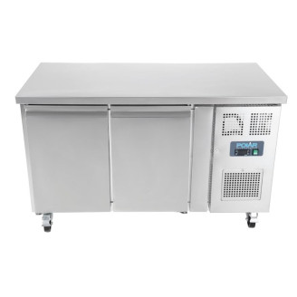 Polar RVS koelwerkbank - G596 - 2-deuren