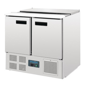 Polar RVS saladette - G606 - 2 deuren