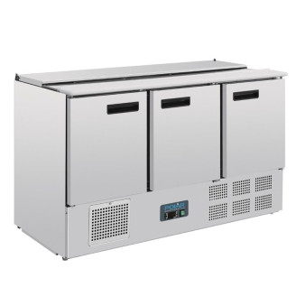 Polar roestvrijstalen saladette - G607 - 3 deuren