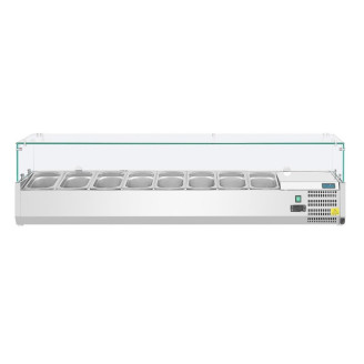 Polar ingrediëntenkoeling - glazen constructie, 8 x 1/3 GN