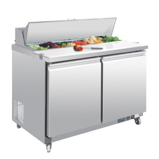 Polar RVS saladette - GD882 - 2 deuren