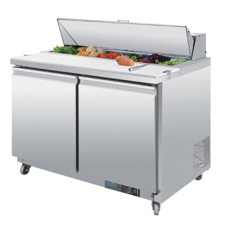 Polar RVS saladette - GD882 - 2 deuren