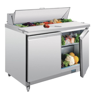 Polar RVS saladette - GD882 - 2 deuren