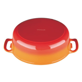 Vogue ovale braadpan oranje 6 liter