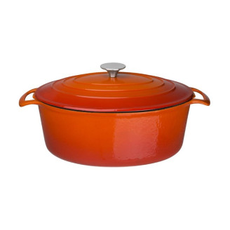 Vogue ovale braadpan oranje 6 liter