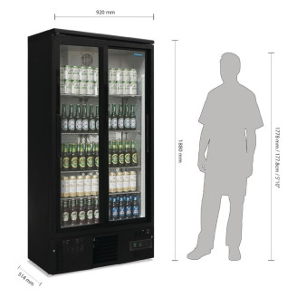 Polar GJ448 bar display schuifdeuren, 490 liter