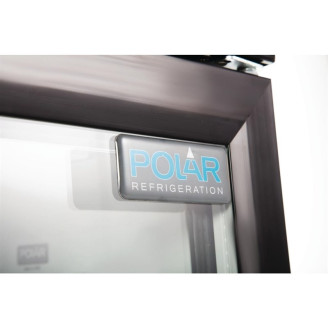 Polar G-serie 3-deurs barkoeling met klapdeuren zwart 330L