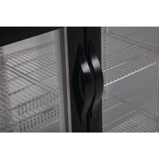 Polar G-serie 3-deurs barkoeling met klapdeuren zwart 330L