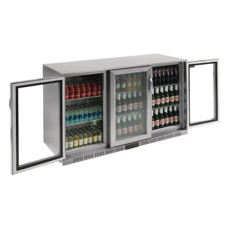 Polar G-serie 3-deurs barkoeling met klapdeuren RVS 330L