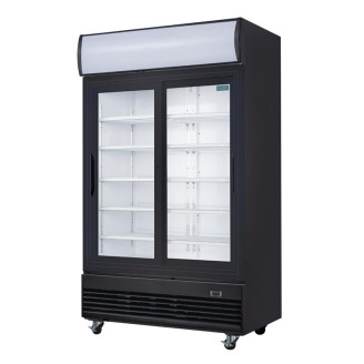 Polar G-Series rechtopstaande schuifdeur displaykoeling 950 liter