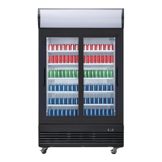 Polar G-Series rechtopstaande schuifdeur displaykoeling 950 liter