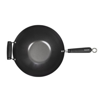 Anti-kleef wok met platte bodem 35,5cm