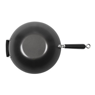 Anti-kleef wok met platte bodem 35,5cm