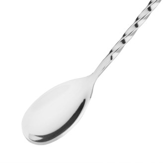 Olympia RVS cocktaillepel met stamper