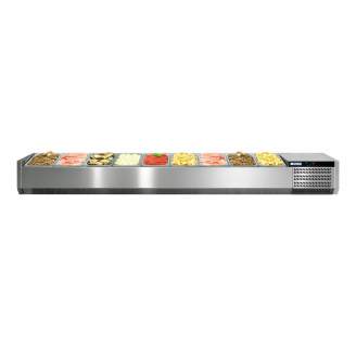 Afinox ingrediëntenkoeling - VRS 2005/S GN 1/1 - zonder glasopbouw