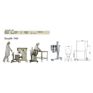 Varimixer Easylift 140, 80-100 liter