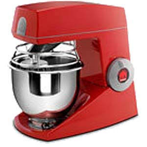 Bear Teddy mixer zonder hulpstukaandrijving, tafelmodel, 5 liter, rood