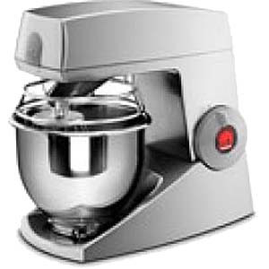 Bear Teddy mixer zonder hulpstukaandrijving, tafelmodel 5 L, zilver