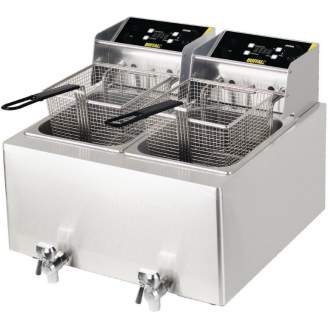 Buffalo dubbele friteuse GH125