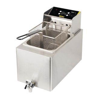 Buffalo enkele tank 8ltr friteuse met timer 2.9kW