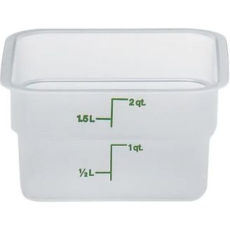 Cambro voorraadbus zonder deksel vierkant - 1.9L