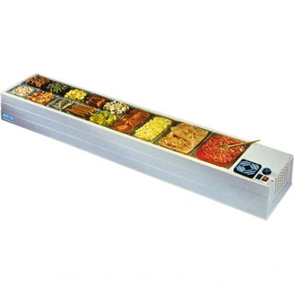CaterCool opzetkoelvitrine - 20 x 1/6 GN