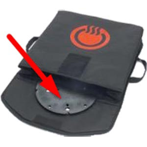 Cooktek VaporVent Pizza Bag 18" compleet, 230V / 1,8kW zwart