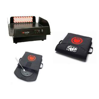 Cooktek VaporVent Pizza Bag 18" compleet, 230V / 1,8kW zwart